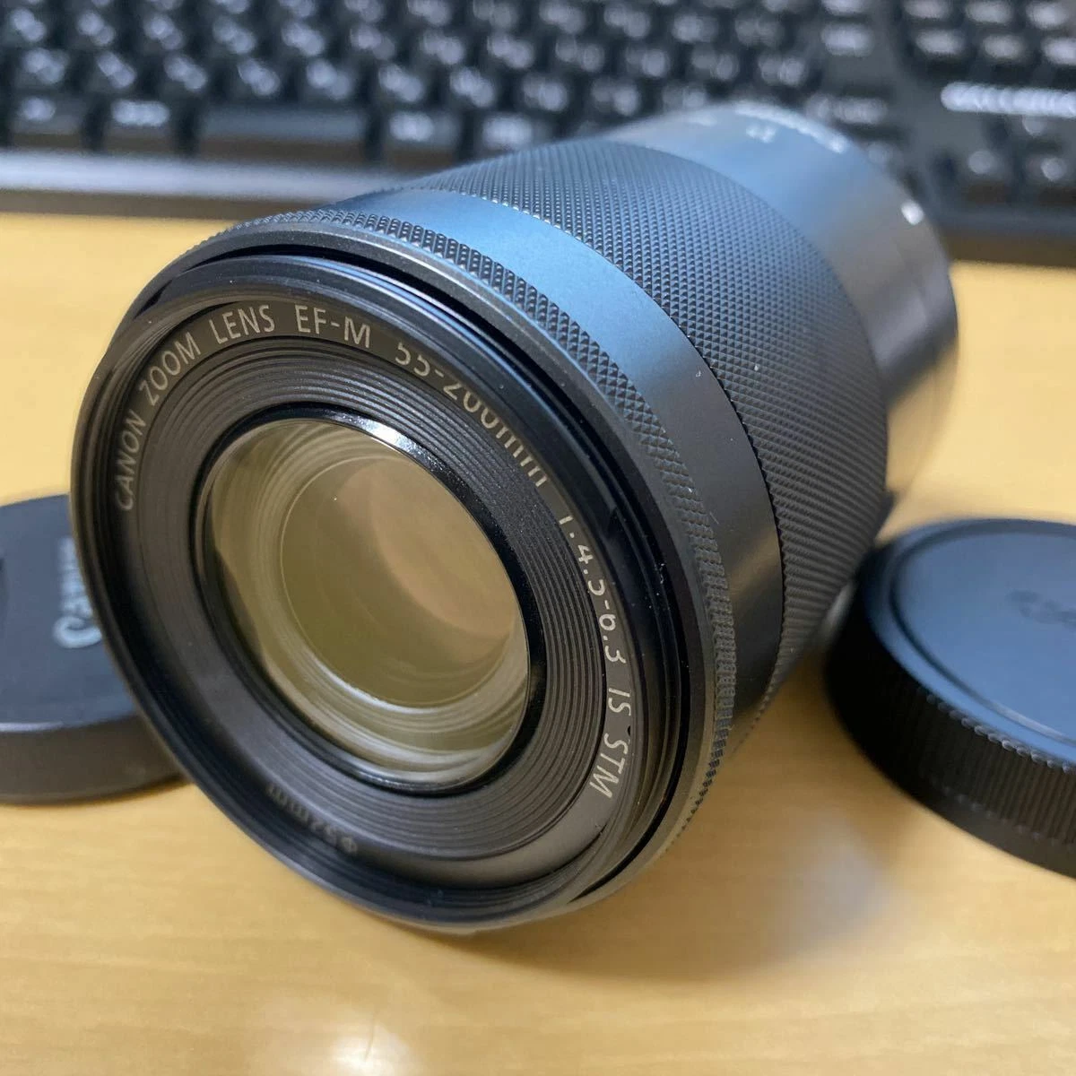 Canon Zoom Lens EF-M 55-200mm F4.5-6.3 IS STM Black EOS M M2 M3 M5