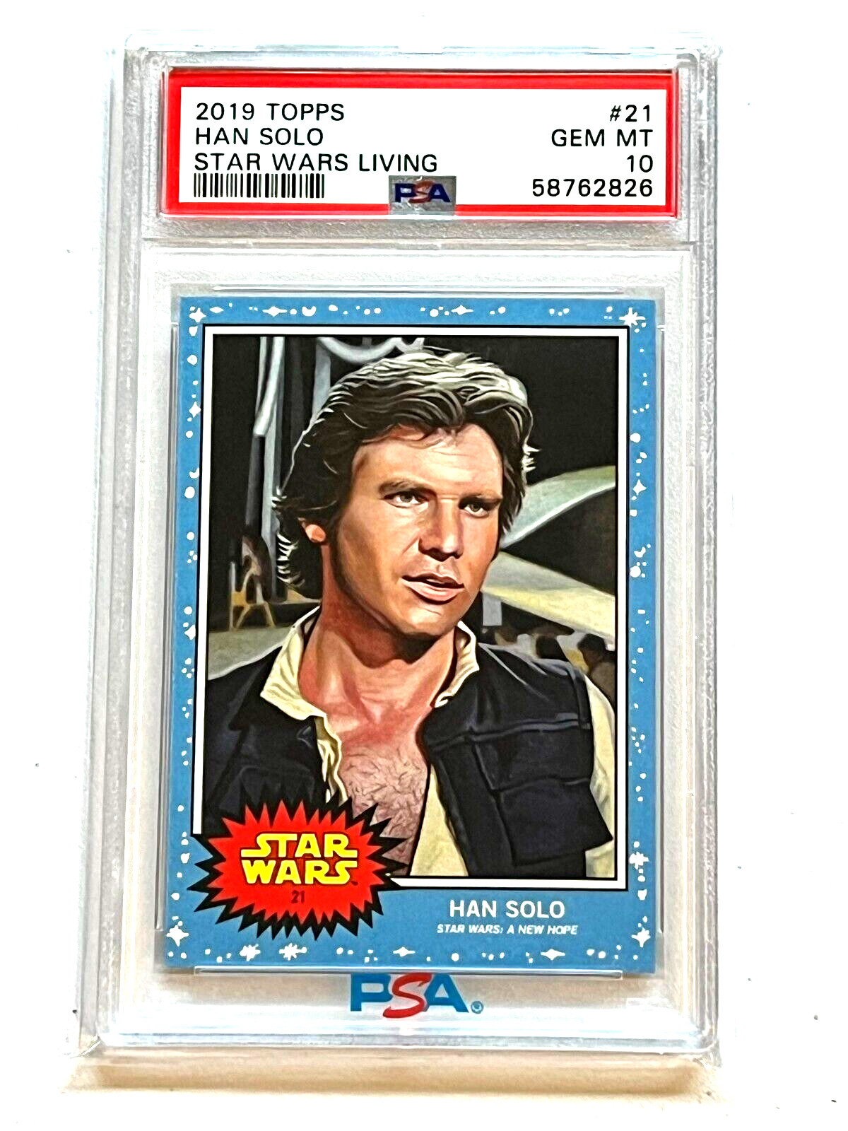 2019 Topps Star Wars Living Set /2376 Han Solo #21 PSA 10 GEM MINT