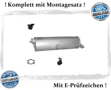 Endschalldämpfer für Peugeot 307 2.0 16V Schrägheck Auspuff Endtopf Montagesatz 