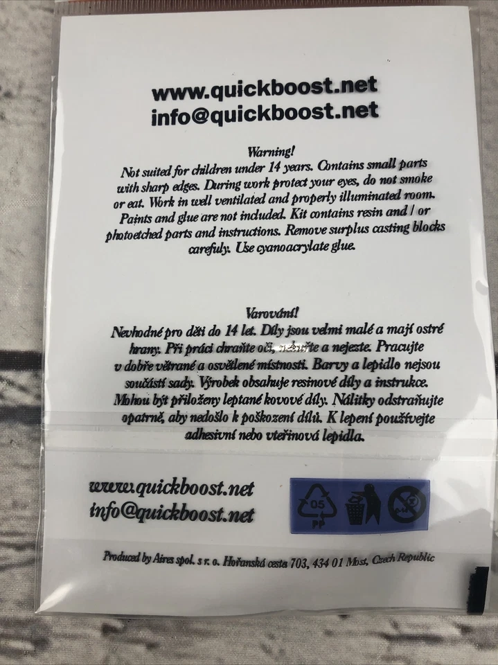 Hélice rotol QBT48446 1:48 Quickboost Hurricane Mk I com ferramenta - Imagem 4 de 4