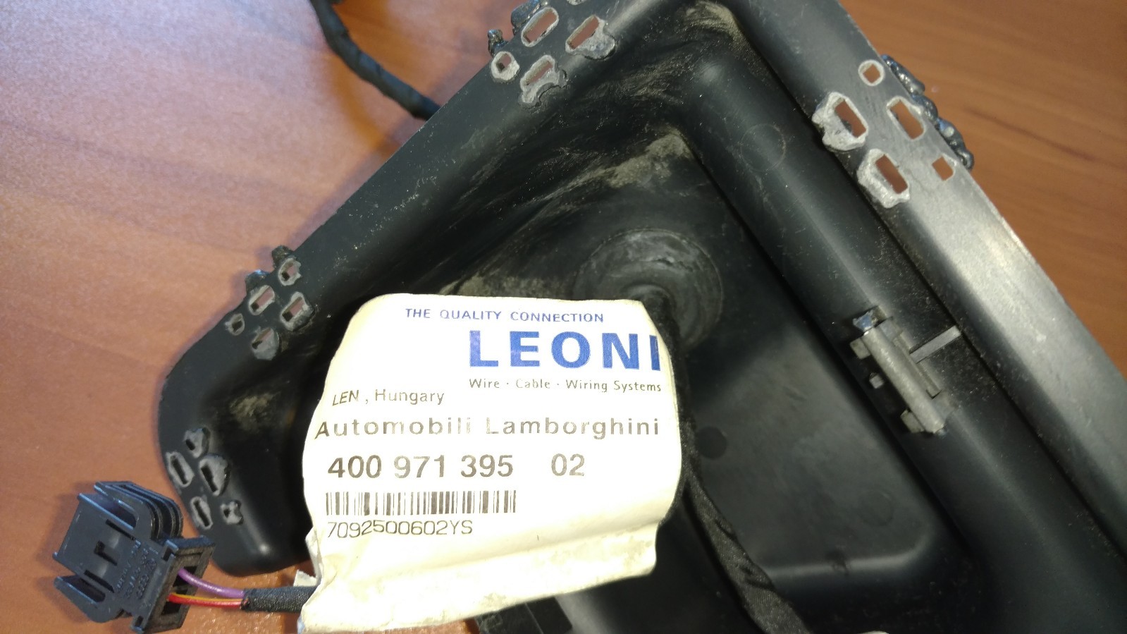 LAMBORGHINI GALLARDO 550 560 570 FRONT TRUNK LIGHT WIRING HARNESS OEM 400971395