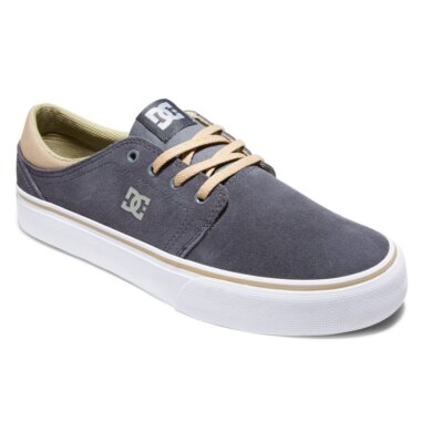 DC Skateboard Shoes Trase Dark Grey/White Mens