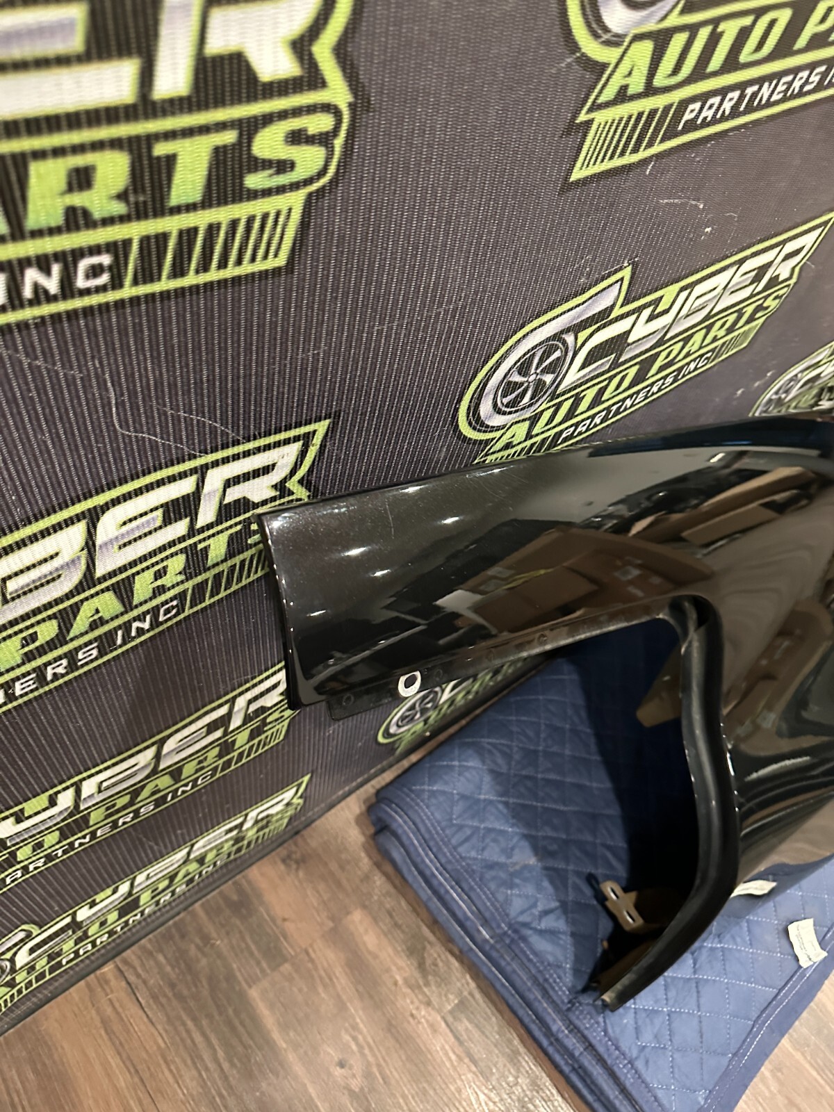 2014 AUDI R8 RIGHT PASSENGER SIDE REAR QUARTER PANEL BLACK PANTER CRYSTAL OEM