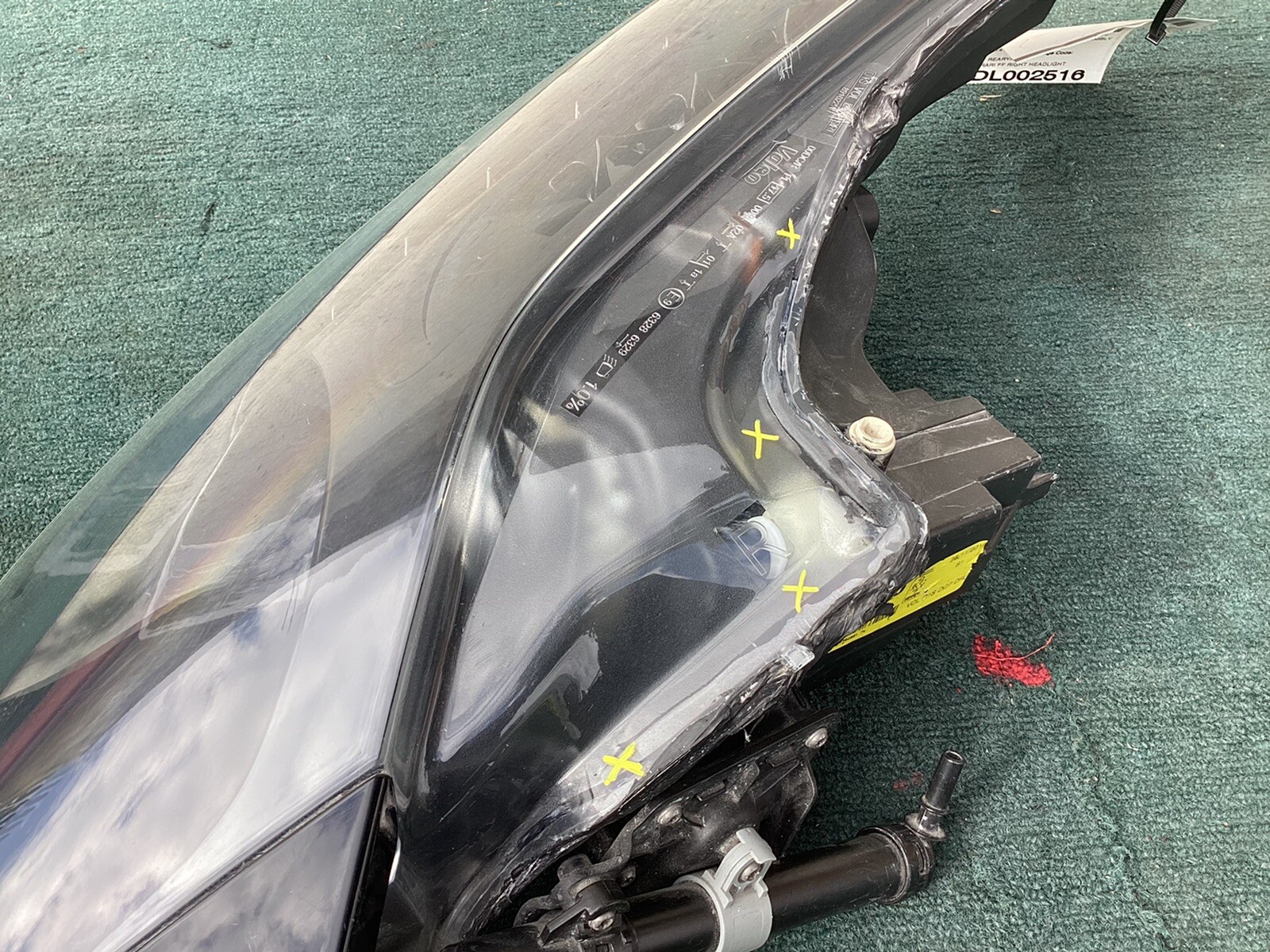 2012 2013 2014 2015 FERRARI 458 RIGHT XENON HEADLIGHT OEM USED
