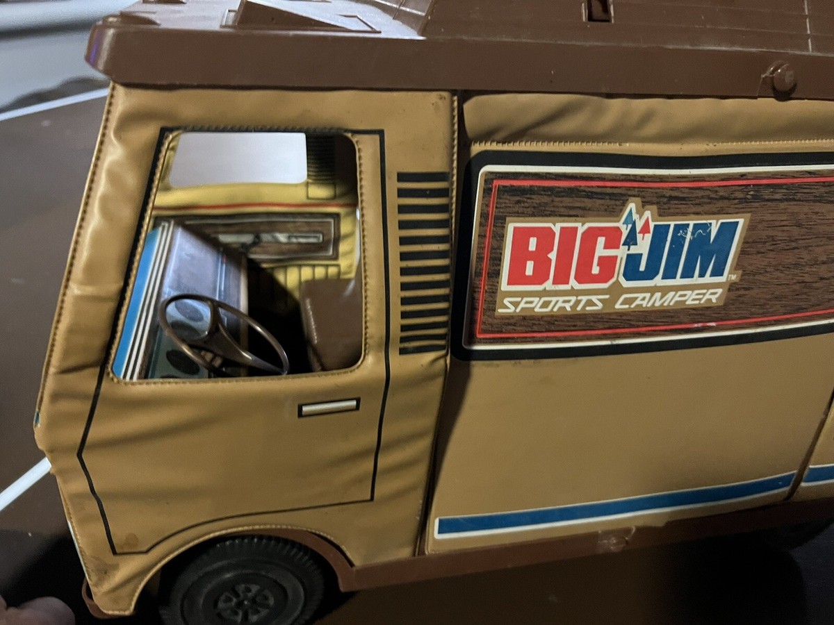 VINTAGE 1972 Mattel BIG JIM SPORTS CAMPER Van Action Figure Toy No