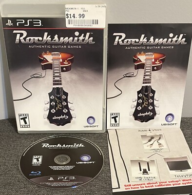 Rocksmith (Sony PlayStation 3, PS3) COMPLETE, CIB! | NO CABLE | M1908