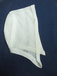 lace baby bonnet