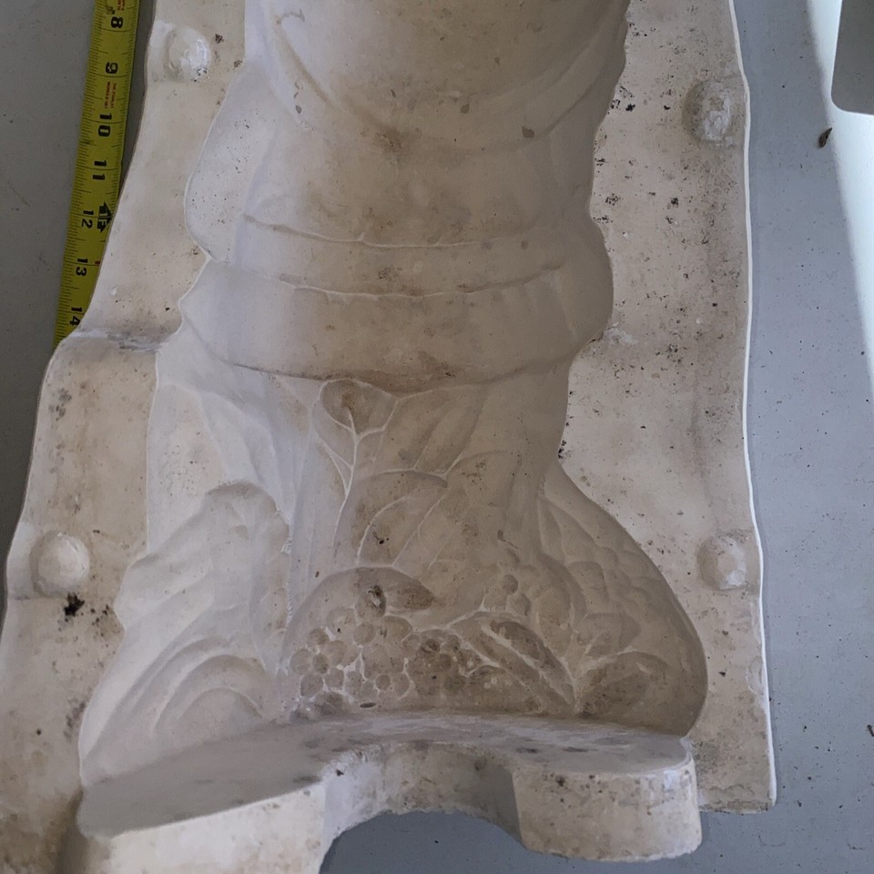 Vintage 1973 Alberta’s Slip Cast Mold Large Garden Gnome With Shovel 18