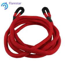 Red 7/8" x 21' Kinetic Energy Truck Tow Recovery Rope 21970 LBS Strap Snatch
