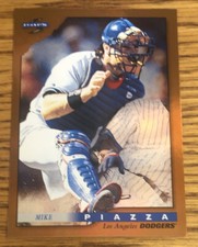 Mike Piazza 1996 Score Dugout Collection Dodgers #42   *9008*
