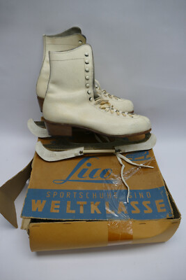 Retro Schlittschuhe Lico Sonja Weiss Gr. 40 61/2