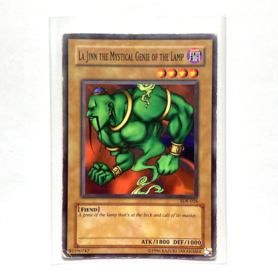 YuGiOh! Card - La Jinn The Mystical Genie Of The Lamp - SDK-026 - LP