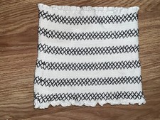 Primark Womens UK Size 4 White Cropped Boob Tube Top (EX Cond)