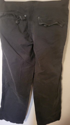 Place Teen Girl Gray 10 Distressed 4 Pockets 28 W 26 Inseam Chino Zip Straight - Picture 3 of 24