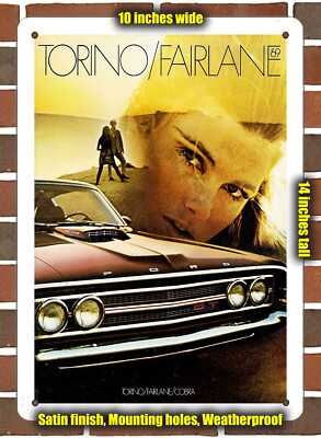 METAL SIGN - 1969 Ford Torino Fairlane