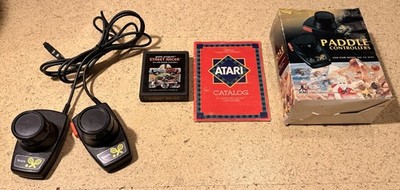 Atari 2600 Sears Paddle Controller in OVP & Spiel Street Racer getestet