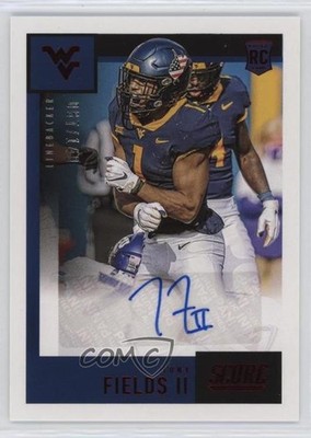 2021 Panini Chronicles Draft Picks Score Rookie Red /149 Tony Fields II Auto 2s2