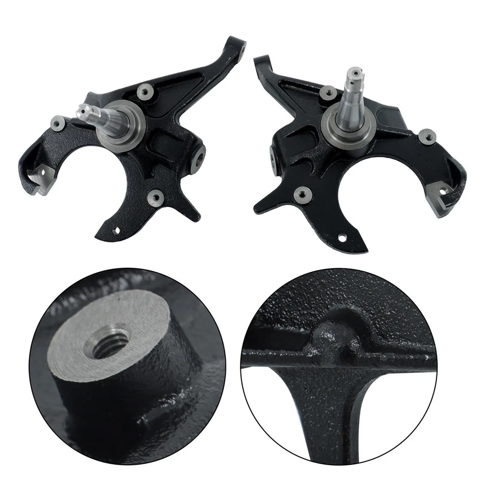 Pair 2'' Drop Lowering Spindles Fit For Chevrolet S10 1982 1983 1984 1985-2004 Foto 4 de 4