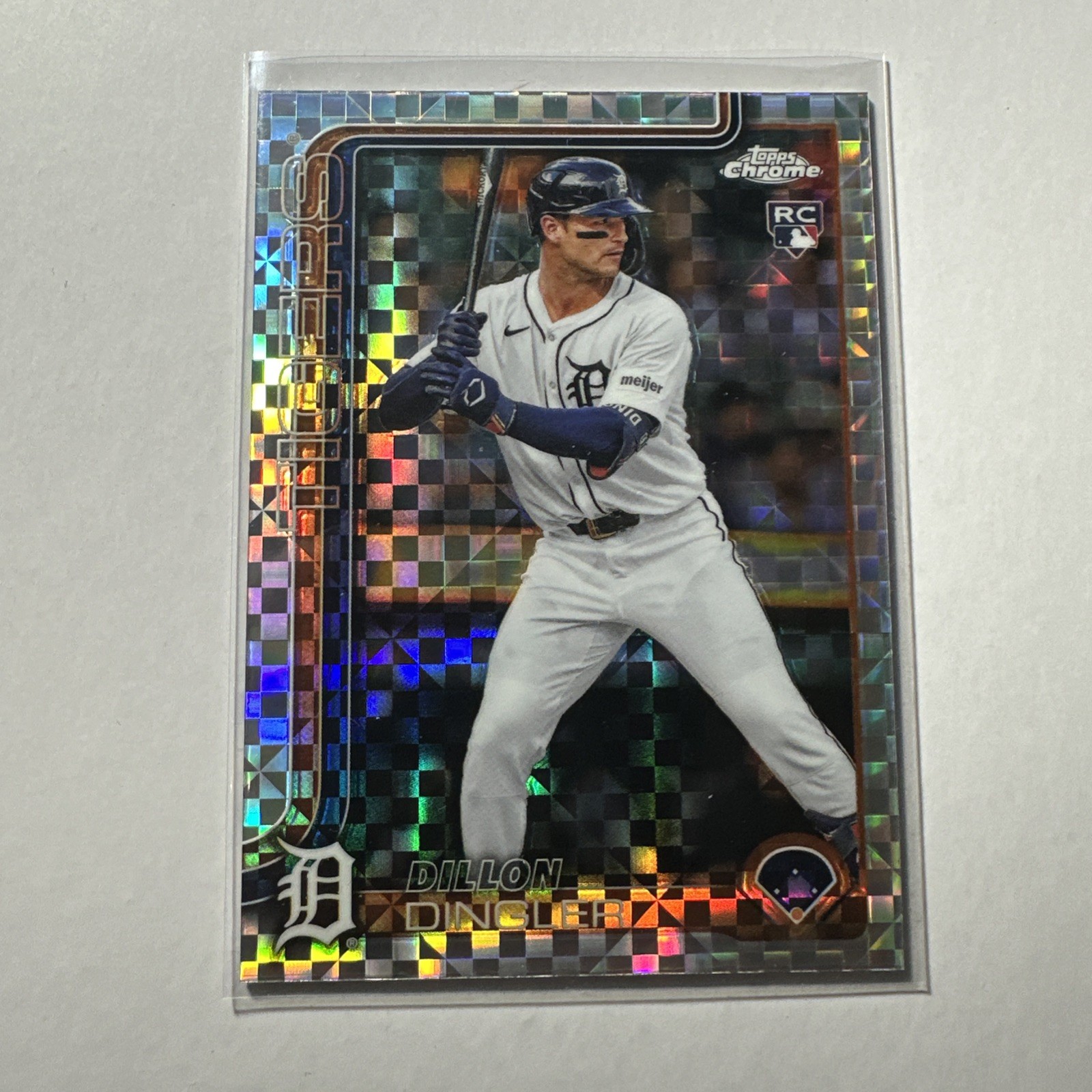 2025 Topps Chrome-#274 Dillon Dingler (RC) X-Fractor