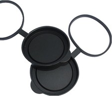 Universal Binocular Lens Covers - 10X42 Rubber Caps | Protective Objective & Eye