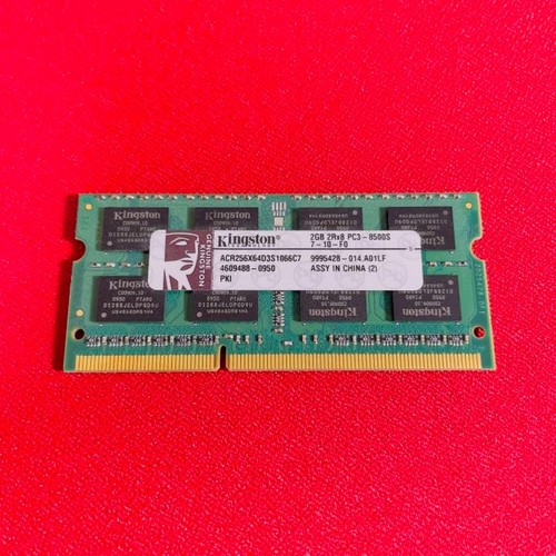Kingston 2 GB DDR3 1066 MHz Laptop RAM Speichermodul für Notebook PC