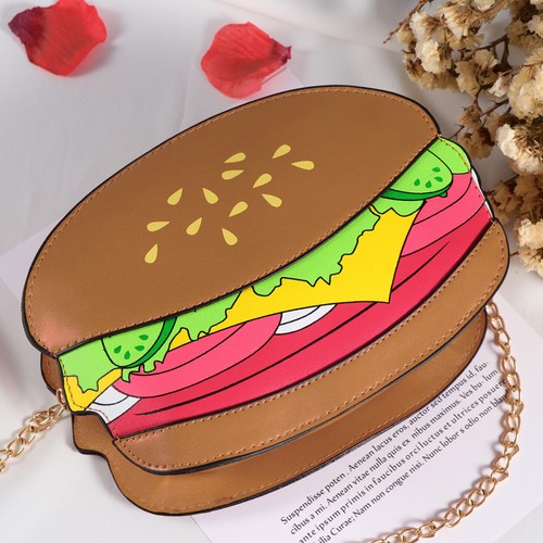 Hamburger Shoulder Bag Bags for Women Pouch Crossbody Handbag - Picture 4 of 8