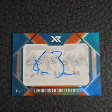 2018 Panini XR Kalen Ballage Luminous Endorsements Orange /25 RC Auto