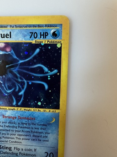 Tentacruel Holo Rare H26/H32 Aquapolis WOTC Vintage Pokemon - Picture 4 of 13