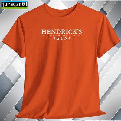 Hendrick's Gin Cocktails Log T-Shirt Black Navy White Grey Red Orange Size S-5XL