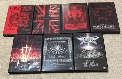 BABYMETAL DVD 7 Set Budokan London Wembley Tokyo Dome Forum