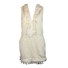Chanel Light Pink Sleveless Hooded Terry Mini Dress