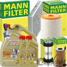 MANN INSPEKTIONSPAKET+CASTROL 5W-30 ÖL passe...