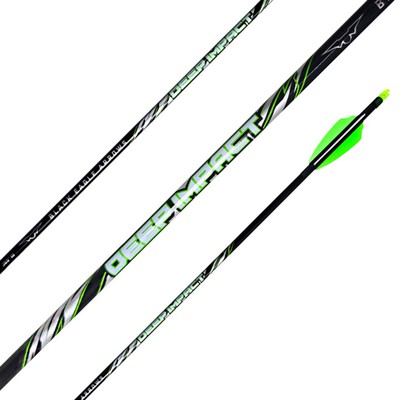 Black Eagle Deep Impact 2.5'' Shield Cut Arrows 6 Pack (33813)