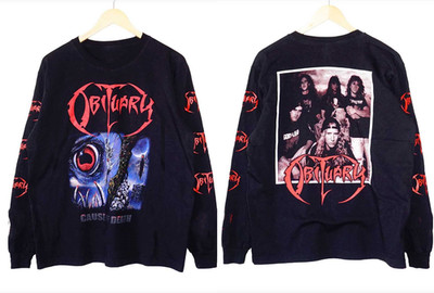 Band Obituary Cause of Death Long Sleeve Unisex Shirt WA524