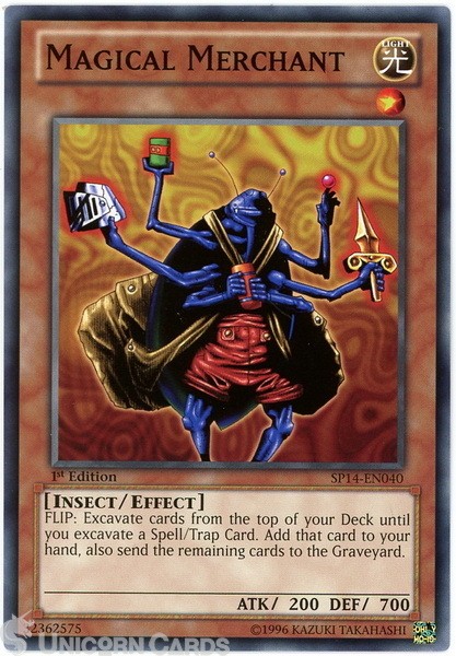 SP14-EN040 Magical Merchant : Common 1st Edition Mint YuGiOh Card