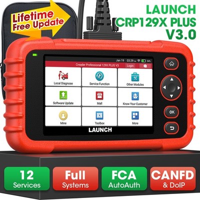 2026 Launch CRP129X PLUS V3.0 Profi OBD2 Diagnosegerät ALLE SYSTEM TPMS EPB SAS 
