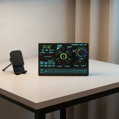48v Gesangs-Soundkarte Mehrfunktionen Live Broadcastsoundkarte Plug And Play
