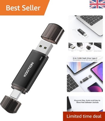 Dual USB A & C 128GB Flash Drive - Blitzschneller Speicher für alle Geräte