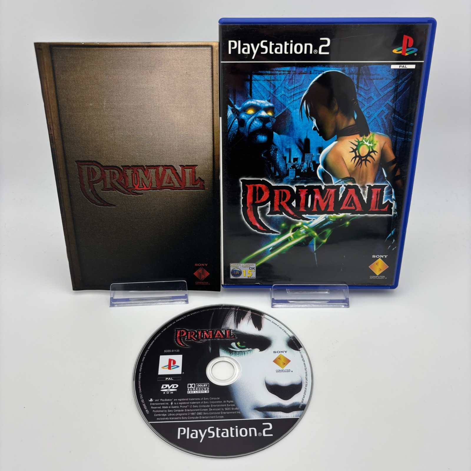 Primal (PAL Sony PS2, 2003) *Near Mint* Complete *Disc Perfect*
