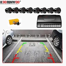 Car Parking Sensors 8/6/4 Radars Alarm Probe Detector Distance Image Assistance