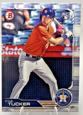 2019 Bowman Kyle Tucker #94 Rookie Card RC Houston Astros. rookie card picture