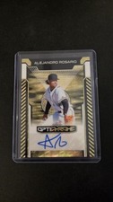 2025 Leaf Alejandro Rosario Optichrome Baseball Auto 1/1 Gold Vinyl Superfractor