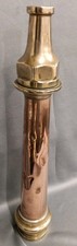 BRASS AND COPPER FIREMAN’S HOSE / NOZZLE 