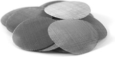 Made in the USA - 5 1.5 Inches (1 1/2") Steel Pipe Screen Filters (Extra Fine Me