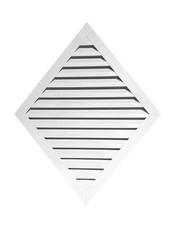 14" w x 24" h Aluminum Diamond Gable Attic Louver End Vent 37 Colors