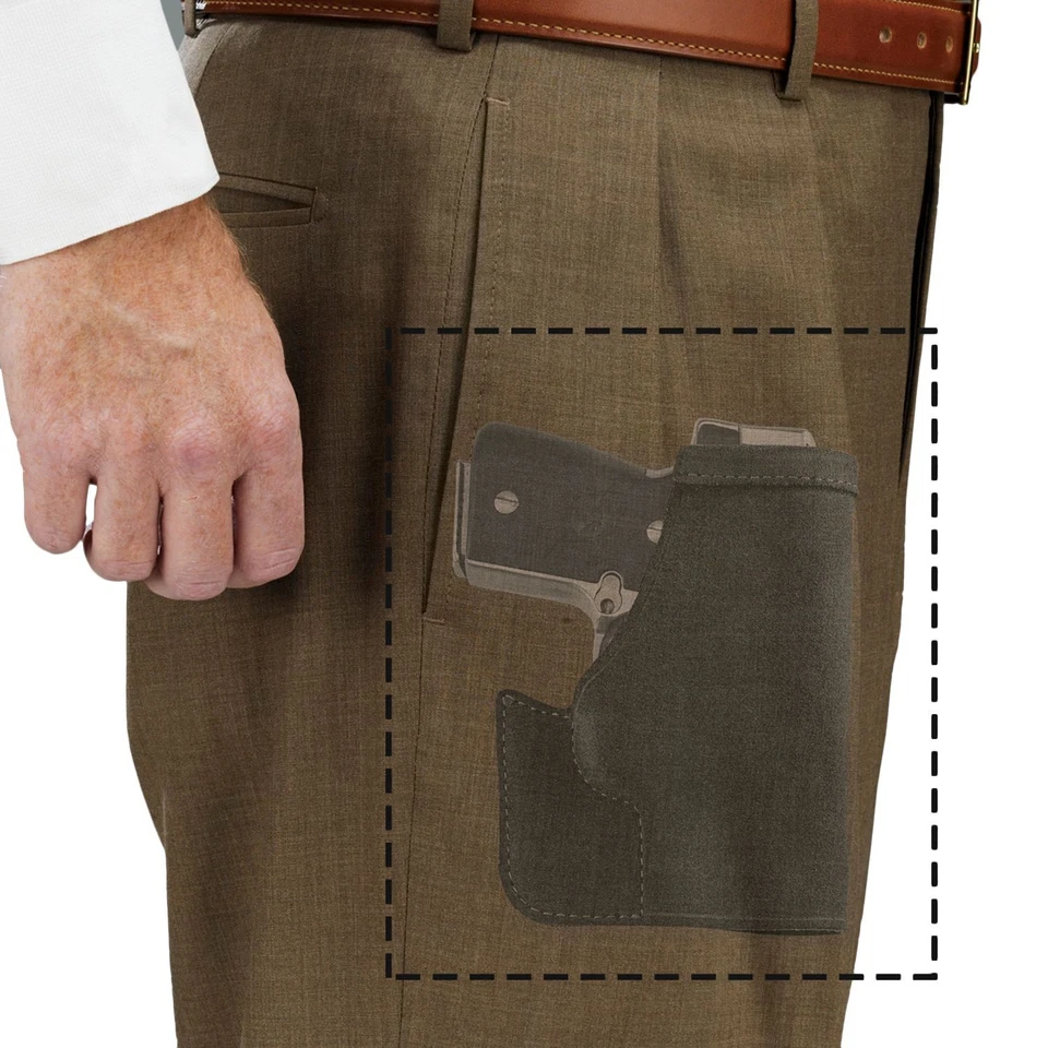 Galco Pocket Protector Handgun Leather Holster, Walther PPK/S/Walther : PRO204B - Image 3 of 3