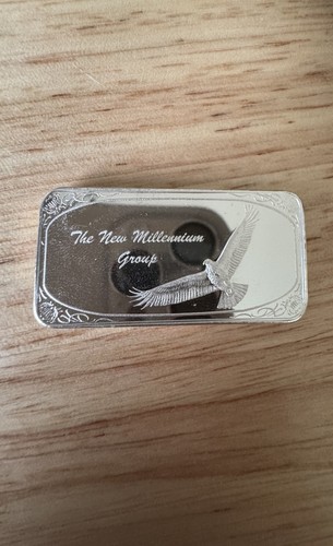 The New Millennium Group Offizieller 1oz Silberbarren Prägebarren - Bild 3 von 3