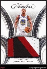 2024-25 Panini Flawless Jimmy Butler III GAME-USED PATCH 12/25