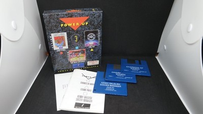 Atari ST-- POWER UP: CHARIOTS OF WRATH, COSMIC PIRATE, Kenny Dalglish Soccer M.