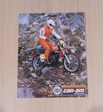 BOMBARDIER CAN-AM Motorcycles Sales Brochure 1976-1977 - T'NT, Qualifier & MX-3